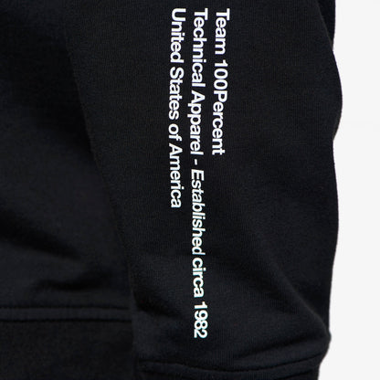 FALTA Tech Zip Hoodie Black