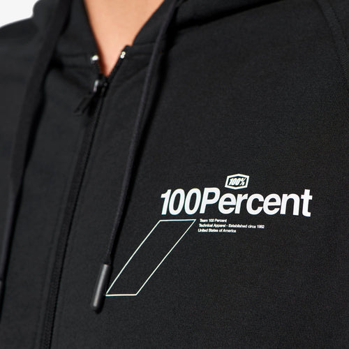 FALTA Tech Zip Hoodie Black
