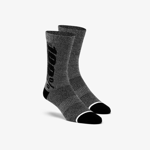 RYTHYM Merino Wool Performance Socks - Charcoal Heather