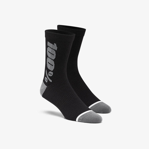 RYTHYM Merino Wool Performance Socks - Black/Grey