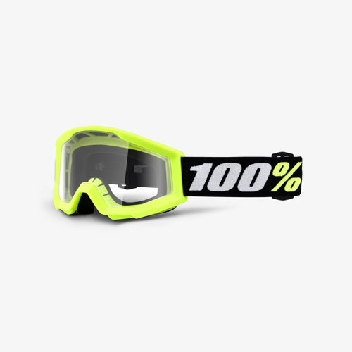 STRATA MINI Goggle Yellow Clear Lens Moto/MTB