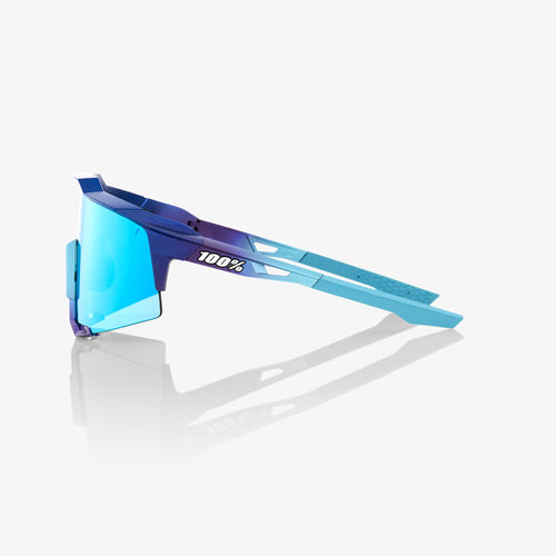 SPEEDCRAFT - Matte Metallic Into the Fade - Blue Topaz Multilayer Mirror Lens
