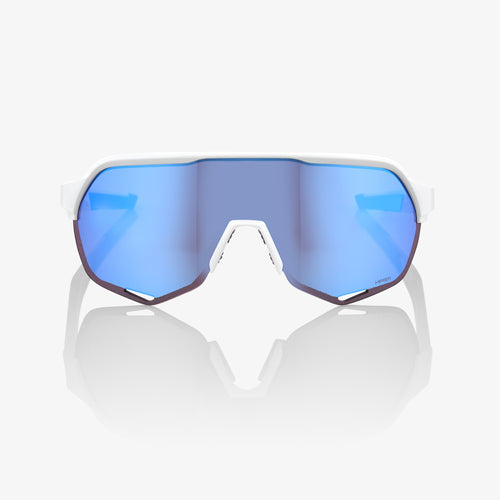 S2 - Matte White - HiPER Blue Multilayer Mirror Lens