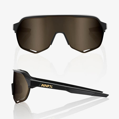 S2® - Matte Black - Soft Gold Mirror Lens