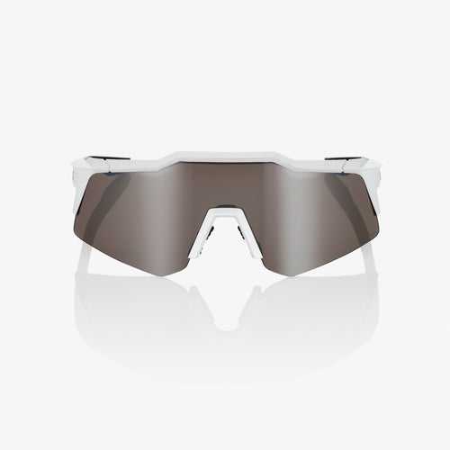Speedcraft XS - Matte White - HiPER Silver Mirror Lens
