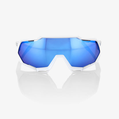 SPEEDTRAP® - Matte White - HiPER® Blue Multilayer Mirror Lens