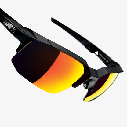 SPEEDCOUPE - Soft Tact Black - HIPER Red Multilayer Mirror Lens