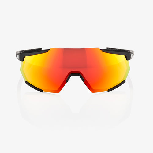 RACETRAP - Soft Tact Black - HiPER Red Multilayer Mirror Lens