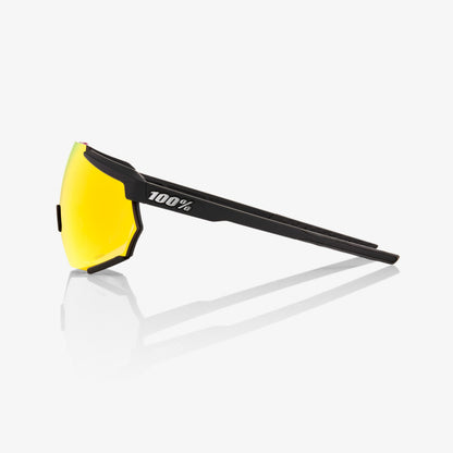 RACETRAP - Soft Tact Black - HiPER Red Multilayer Mirror Lens