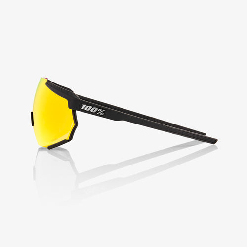 RACETRAP - Soft Tact Black - HiPER Red Multilayer Mirror Lens