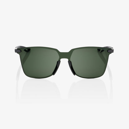 LEGERE SQUARE - Matte Black - Grey Green Lens