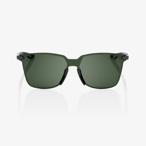 LEGERE SQUARE - Matte Black - Grey Green Lens