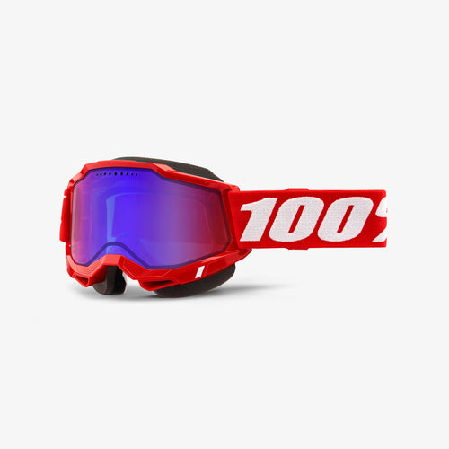 ACCURI 2 SNOWMOBILE Goggle Neon/Red
