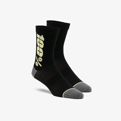 RYTHYM Merino Wool Performance Socks Black/Yellow