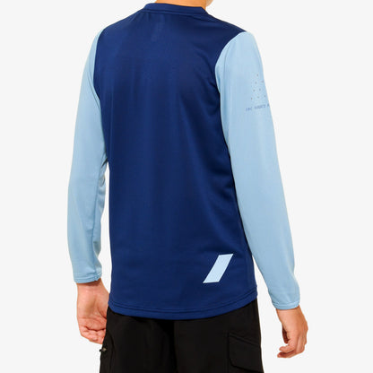 RIDECAMP Youth Long Sleeve Jersey Navy/Slate