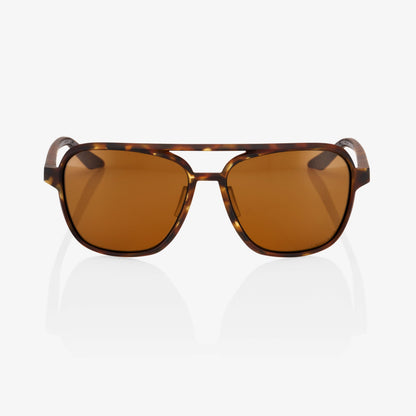 KASIA Aviator Round - Soft Tact Havana Bronze PEAKPOLAR Lens