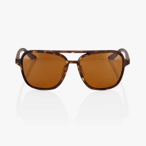 KASIA Aviator Round - Soft Tact Havana Bronze PEAKPOLAR Lens