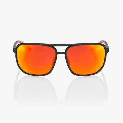 KONNOR - Soft Tact Black - HiPER Red Multilayer Mirror Lens
