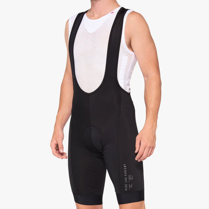 EXCEEDA Bib Shorts Black/White