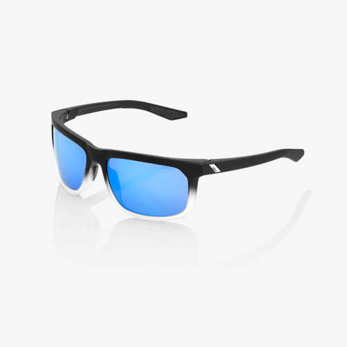 HAKAN - Soft Tact Fade Black / White - HiPER® Blue Multilayer Mirror Lens