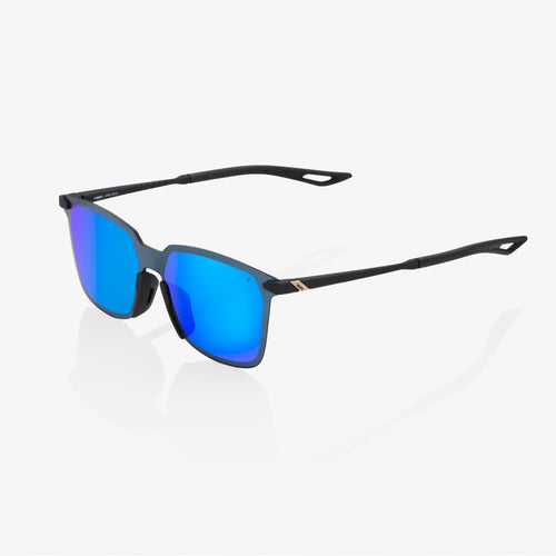 LEGERE SQUARE - Soft Tact Black - Blue Multilayer Mirror Lens