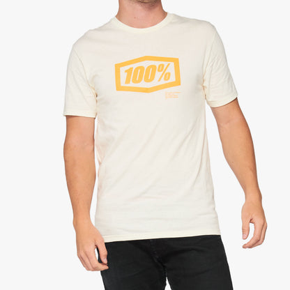 ESSENTIAL T-Shirt Chalk/Orange