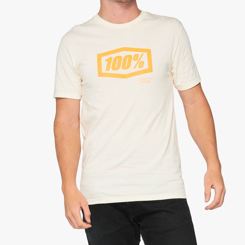 ESSENTIAL T-Shirt Chalk/Orange