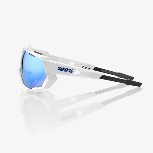 SPEEDTRAP® - Matte White - HiPER® Blue Multilayer Mirror Lens