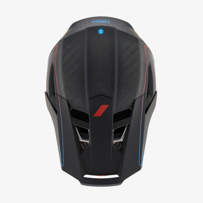 AIRCRAFT 2 Helmet Carbon Steel Blue/Neon Red