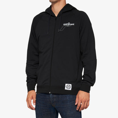 FALTA Tech Zip Hoodie Black