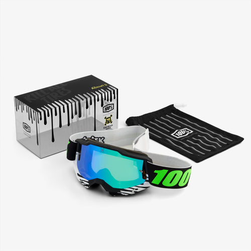 ACCURI 2® SE Goggle UTV KB43 Blackdrip/Mirror Green Lens