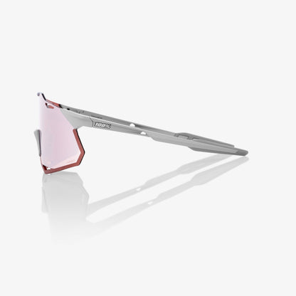 HYPERCRAFT XS - Matte Stone Grey - HiPER Crimson Silver Mirror Lens