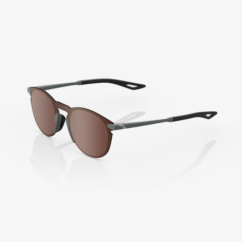 LEGERE ROUND - Soft Tact Cool Grey - HiPER Crimson Mirror Lens