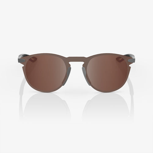 LEGERE ROUND - Soft Tact Cool Grey - HiPER Crimson Mirror Lens