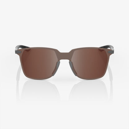 LEGERE SQUARE - Soft Tact Cool Gray - HiPER Crimson Silver Mirror Lens
