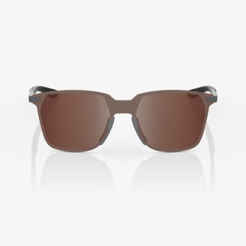 LEGERE SQUARE - Soft Tact Cool Gray - HiPER Crimson Silver Mirror Lens