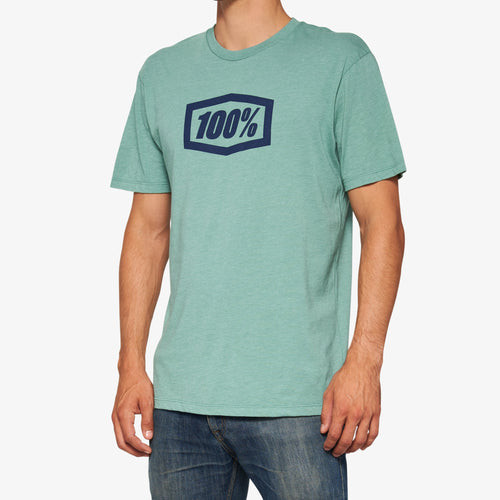 ICON Short Sleeve Tee Ocean Blue Heather