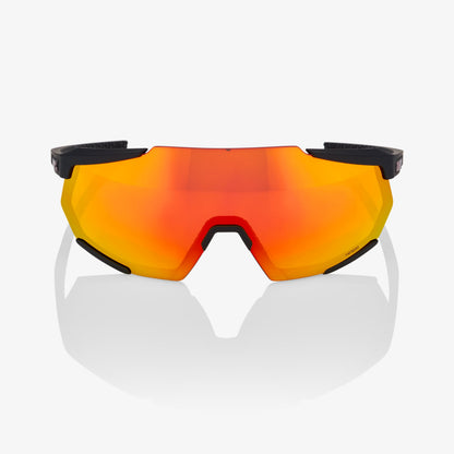 RACETRAP 3.0 - Soft Tact Black - HiPER Red Multilayer Mirror Lens