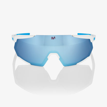 Racetrap 3.0 SE Movistar Team White - HiPER Blue Multilayer Mirror Lens