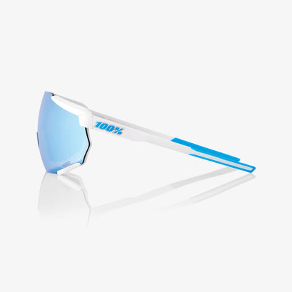Racetrap 3.0 SE Movistar Team White - HiPER Blue Multilayer Mirror Lens