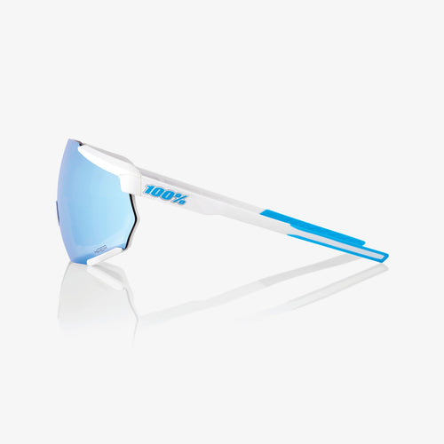 Racetrap 3.0 SE Movistar Team White - HiPER Blue Multilayer Mirror Lens
