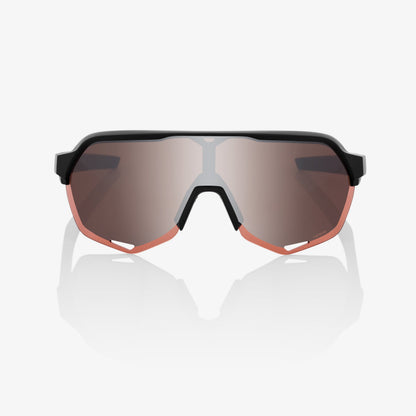 S2¨ - Soft Tact Black - HiPER Crimson Silver Mirror Lens