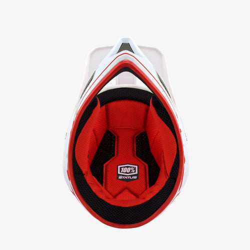 STATUS Youth Helmet Topenga Red/White