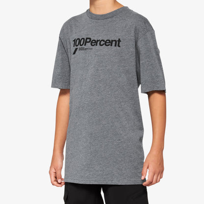 MANIFESTO Youth Short Sleeve Tee Heather Grey